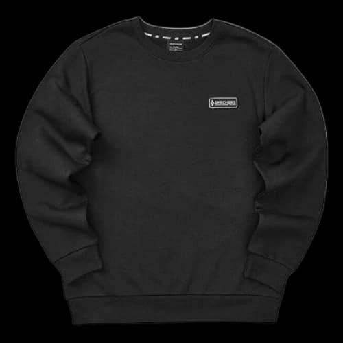 Skechers Casual Logo Printed Long Sleeve Sweater 'Black White'