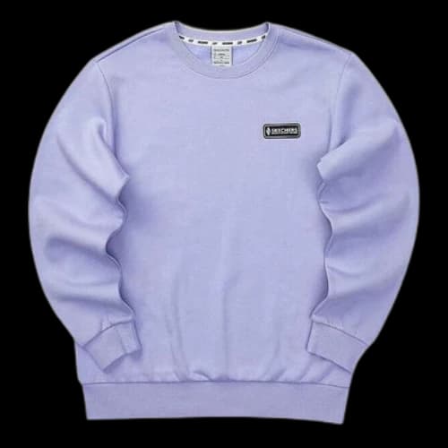 Skechers Casual Logo Printed Long Sleeve Sweater 'Purple Black'