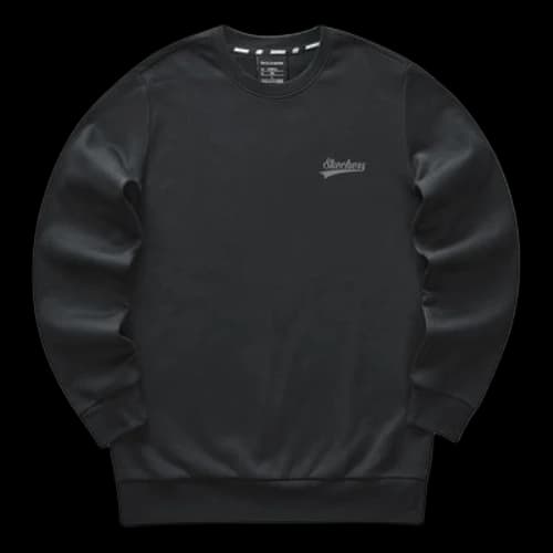 Skechers Colorful Casual Series Knit Crew Sweatshirt 'Black'