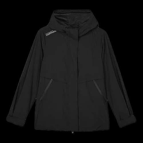 Skechers Stroll Series Logo Casual Hooded Woven Jacket 'Black' (Women's)