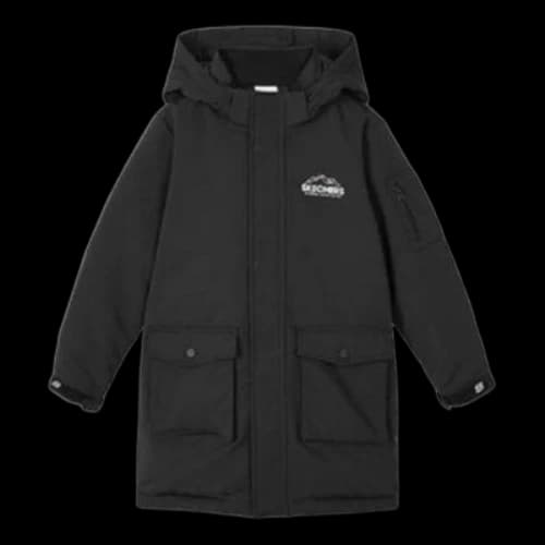 (GS) Skechers Casual Down Jacket 'Black'