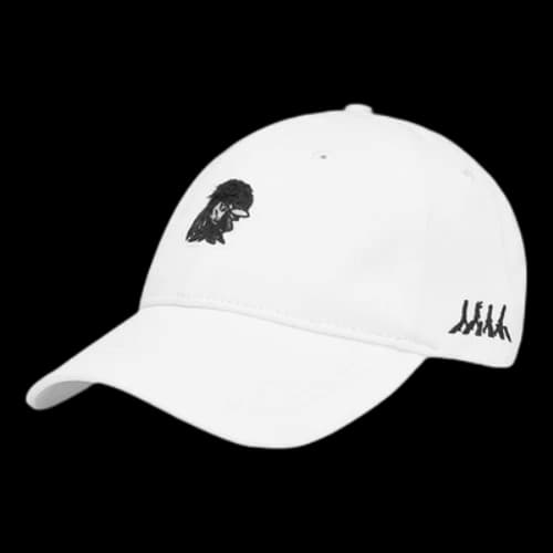Skechers Logo Printed Baseball Cap 'White Black'