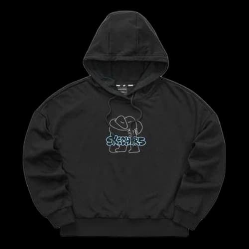 Skechers Casual Graphic Hoodie 'Black' (Women's)