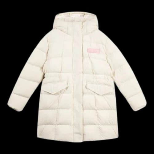 (GS) Skechers Hooded Down Jacket 'White'