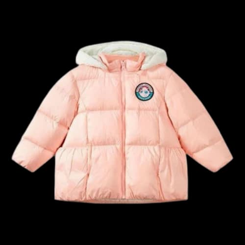 (GS) Skechers x Pokmon Hooded Zip-Up Down Jacket 'Orange White'