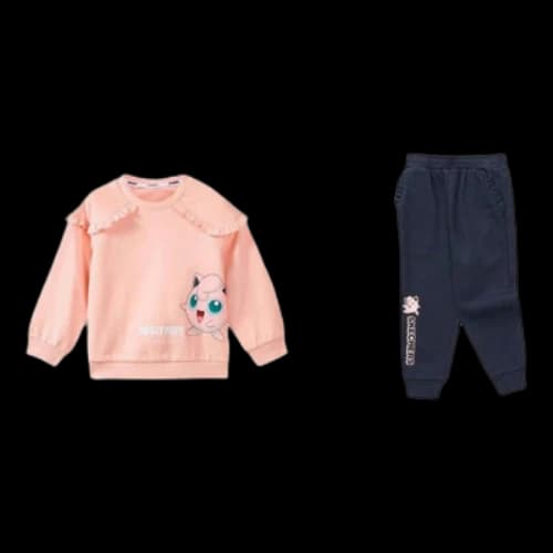 (GS) Skechers x Pokmon Limited Edition Toddler Set 'Pink Black'