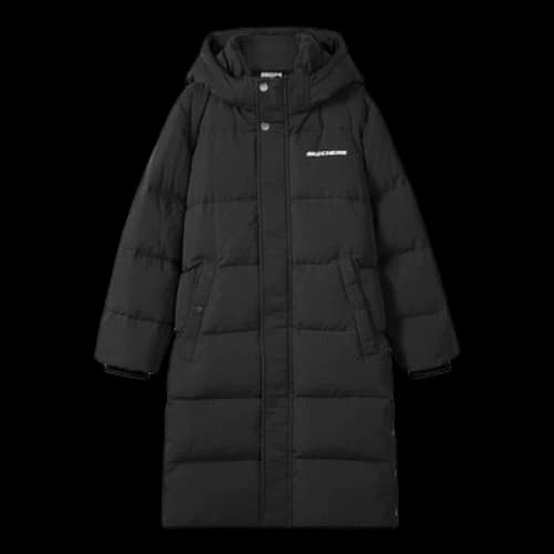 (GS) Skechers Long Down Jacket 'Black'