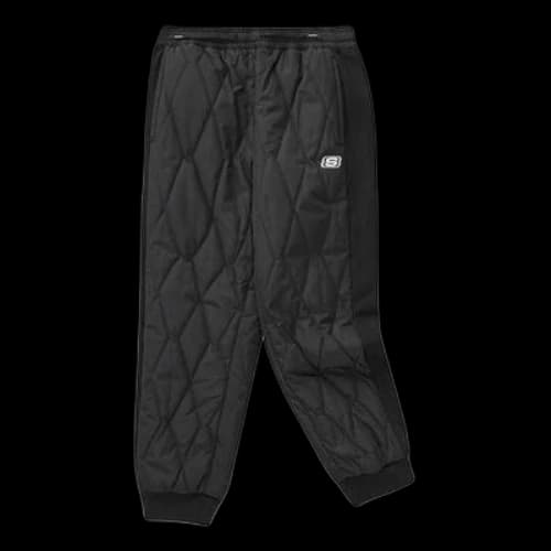 (GS) Skechers Letter Printed Woven Drawstring Pants 'Black Navy'