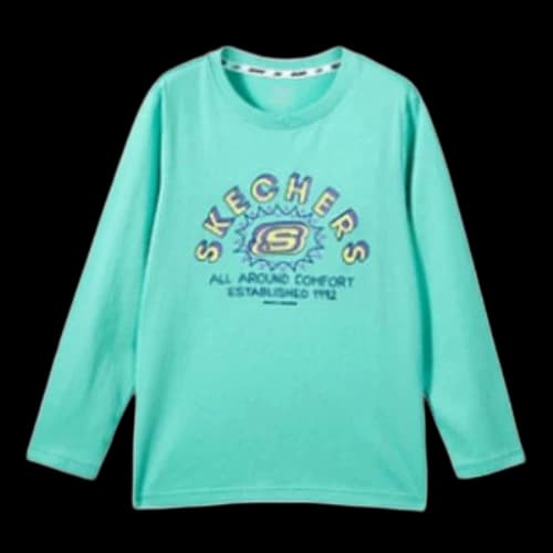 (GS) Skechers Logo Graphic Crew Sweater 'Multi-Color'