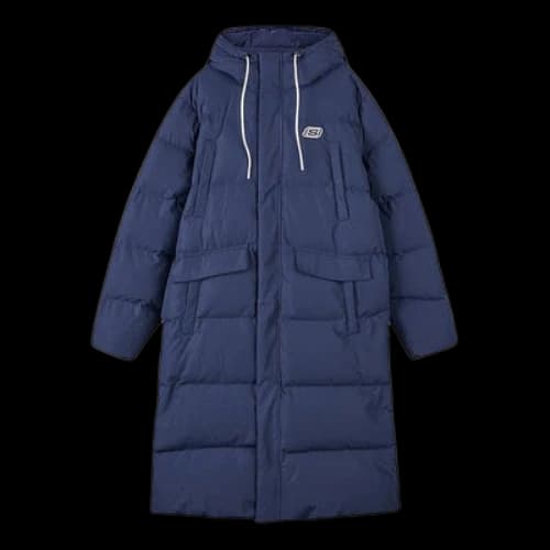 Skechers Casual Warm Down Jacket 'Blue'