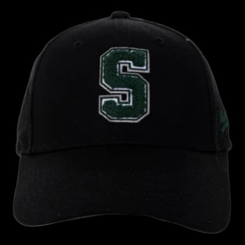 Skechers S Letter Embroidery Baseball Cap 'Black Green'