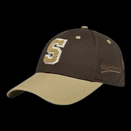 Skechers S Letter Embroidery Baseball Cap 'Brown Tan'
