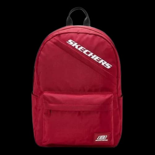 Skechers Classic Logo Printed Fabric Backpack 'Red White'