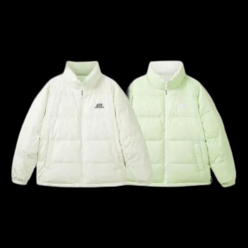 Skechers Sports Reversible Waterproof Warm Down Jacket 'White Green'
