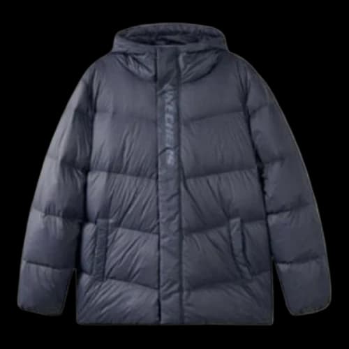 Skechers Hooded Leisure Down Jacket 'Black'