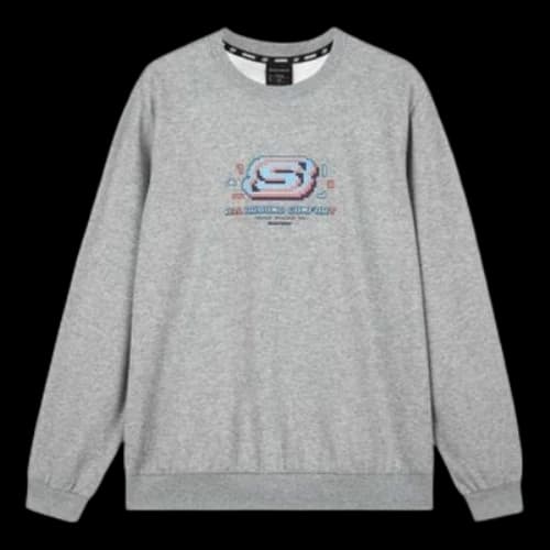 Skechers Letter Brand Logo Printed Casual Sweatshirt 'Multi-Color'