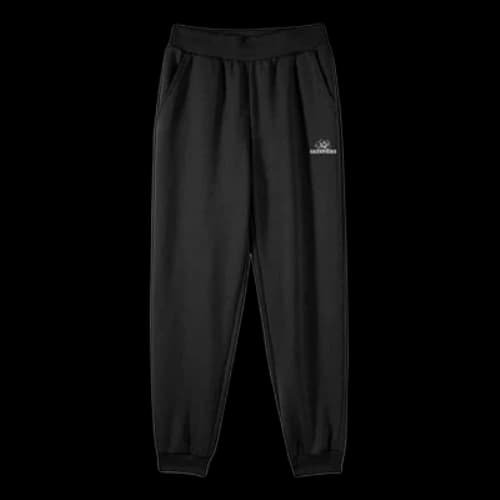 Skechers Letter Printed Loose Tapered Casual Pants 'Black Grey White' (Women's)