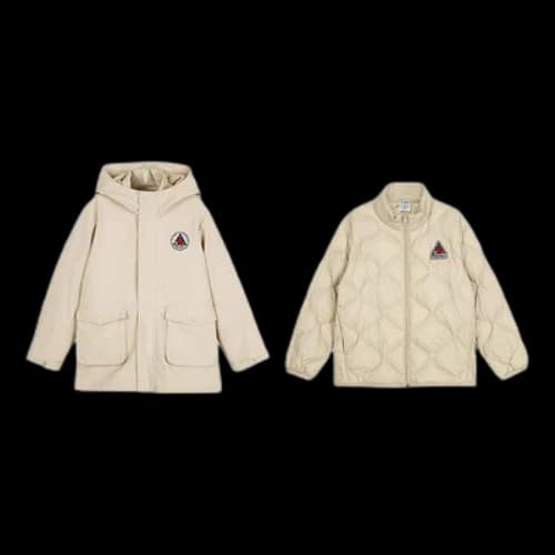 (GS) Skechers Stroll Series 3-In-1 Down Jacket 'White'