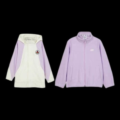 (GS) Skechers Causal Woven Jacket 'Purple White'