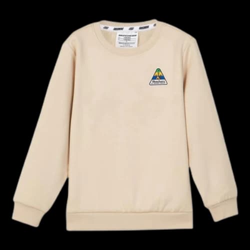 (GS) Skechers Casual Graphic Crew Sweater 'Beige'