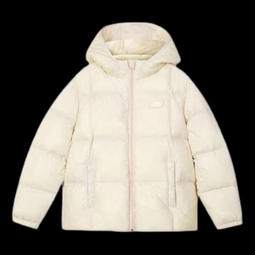 (GS) Skechers Casual Down Jacket 'Beige'