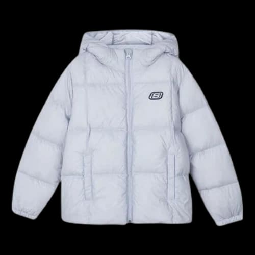 (GS) Skechers Casual Down Jacket 'Teal'