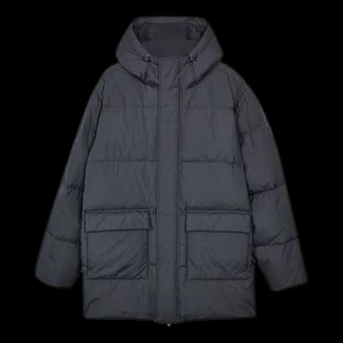 Skechers Medium-Length Down Jacket 'Black'