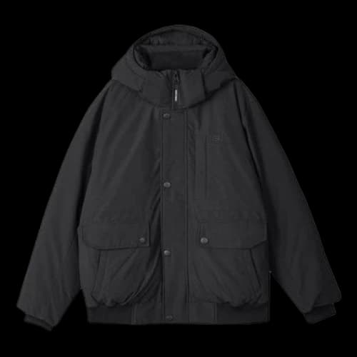 Skechers Lifestyle Series Waterproof Warm Hooded Down Jacket 'Black'