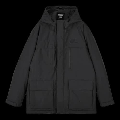 Skechers Sports Lifestyle Letter Printed Waterproof Down Jacket 'Black'