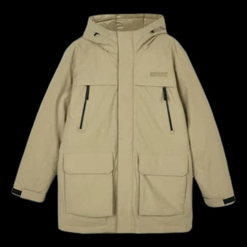 Skechers Woven Windproof Down Jacket 'Tan'