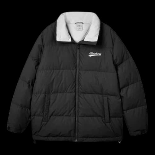 Skechers Casual Down Jacket 'Black White'
