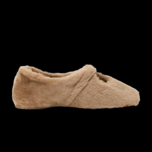 Loewe Shearling Pebble Soft Ballerina Shoe 'Oak' (Women's)