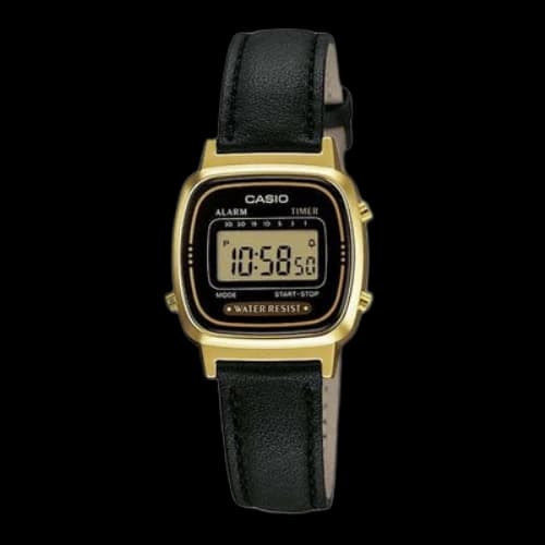CASIO VVINTAGE Series Retro LA670WEGL-1EF Black Digital