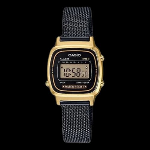 CASIO Male YOUTH Japan / South Korea Fashion Waterproof Mens Black Digital