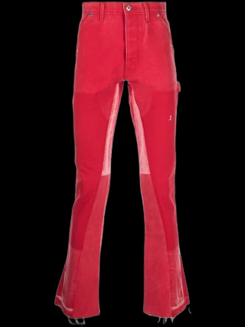Gallery Dept. La Carpenter Flared Jeans Bright Red