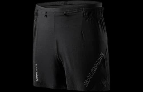SALOMON SENSE AERO 5 SHORTS M Sports Shorts Men's Pitch Black