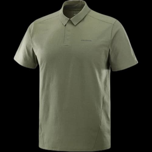 SALOMON TRACKLINE Polo Shirt Men's Green