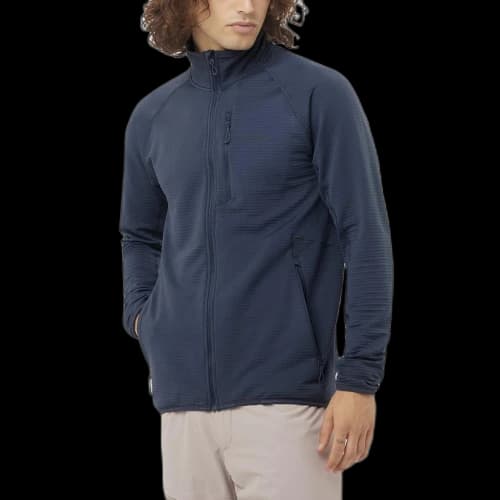 SALOMON ESSENTIAL LIGHTWARM Mountaineering Clothing Men's Blue