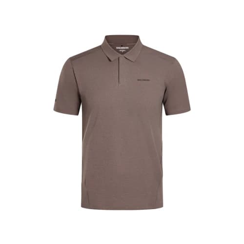 SALOMON SS25 Polo Shirt Men's Iron Gray