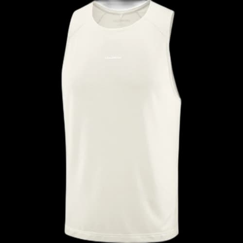SALOMON Running Tank Tops Men's Soft White