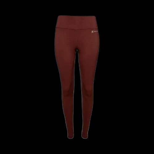 Sporty & Rich Runner Script High Waisted Legging 'Maroon'