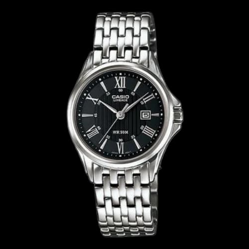 CASIO LINEAGE Series Elegant Watch Black Analog