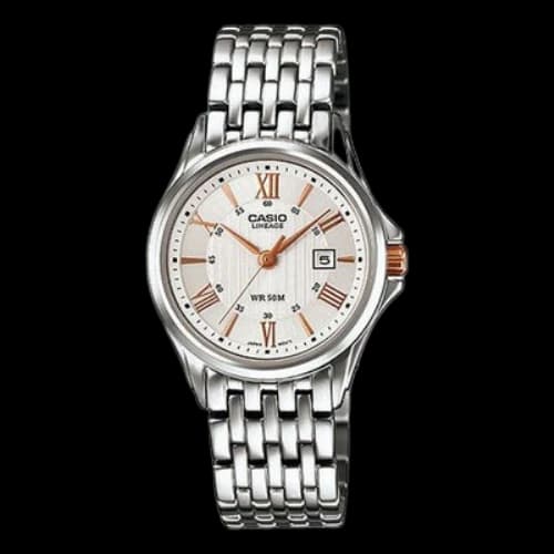 CASIO Lineage Series Elegant Watch LIS-203SD-7AV Silver Analog