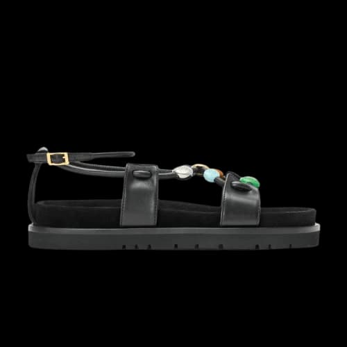 Loewe Pebble Beads Fussbett Sandal 'Black' (Women's)