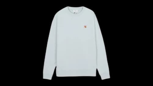 Maison Kitsune Fox Head Sweatshirt SkyBlue