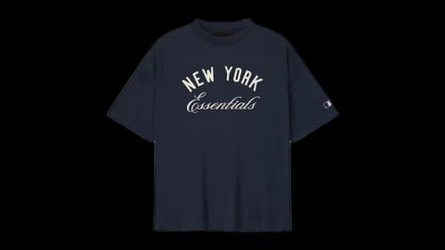 Fear of God Essentials Yankees 90's Tee Dark Sapphire