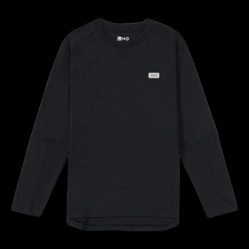 Li-Ning LNG Minimalistic Round Neck Long Sleeves Unisex Black