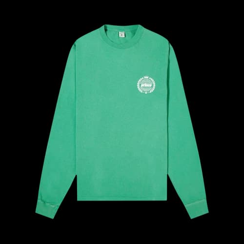 Sporty & Rich x Prince Crest Long-Sleeve Tee 'Kelly'