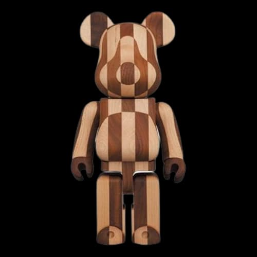 Bearbrick BE@RBRICK Longindinal Chess Brown 400%