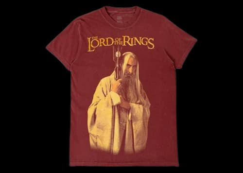 BAIT x Lord Of The Rings Saruman Tee Burgundy